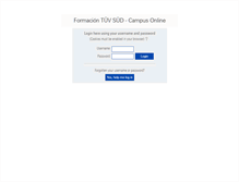 Tablet Screenshot of formacionyservicios.net